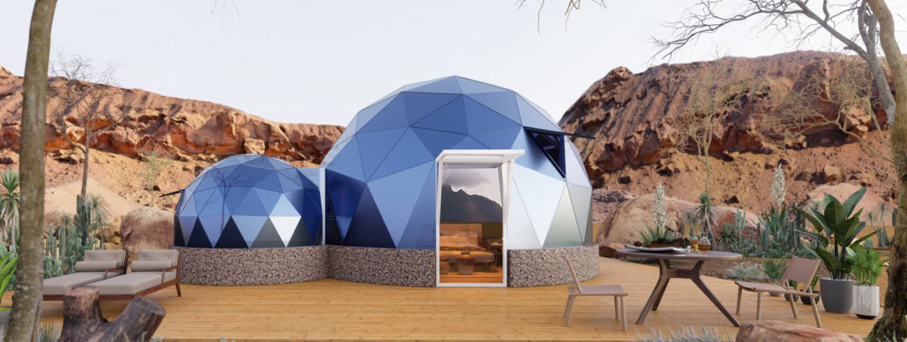 界首市球形智能光伏玻璃星空房